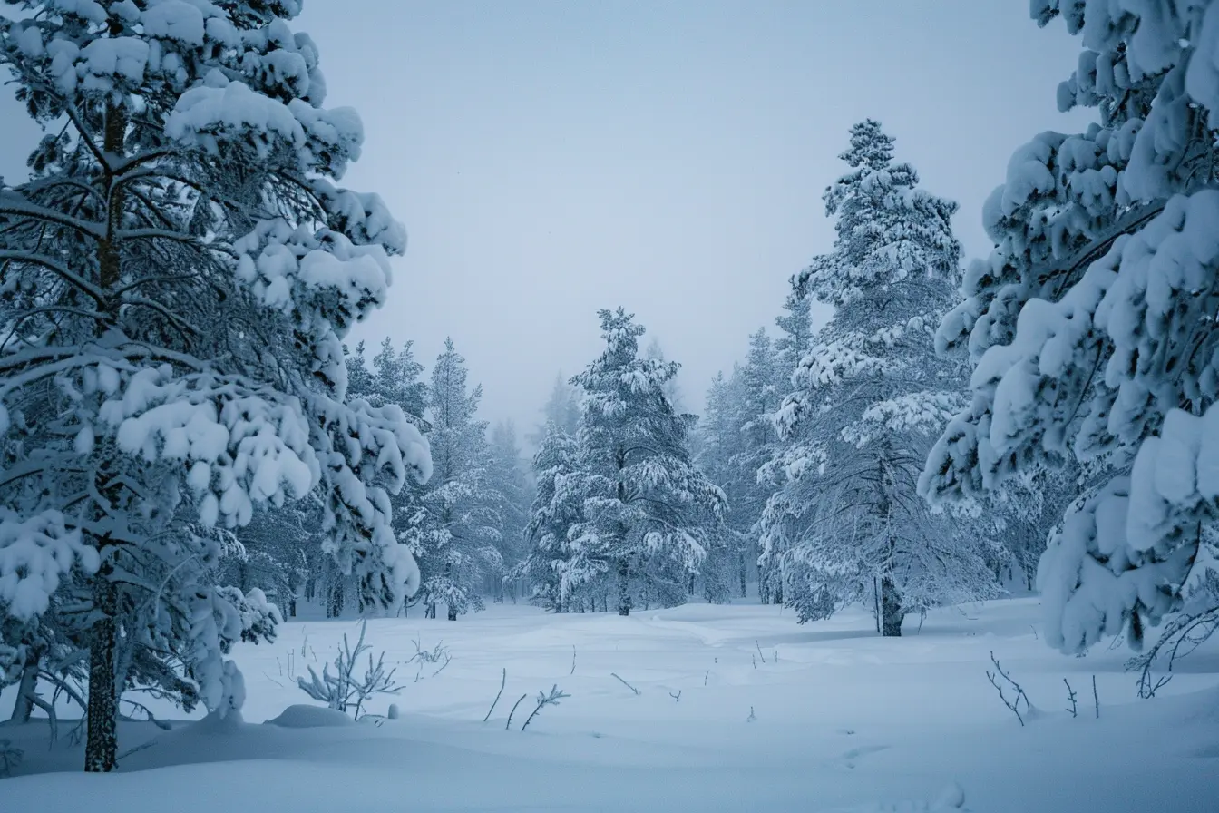 Forêt enneigée