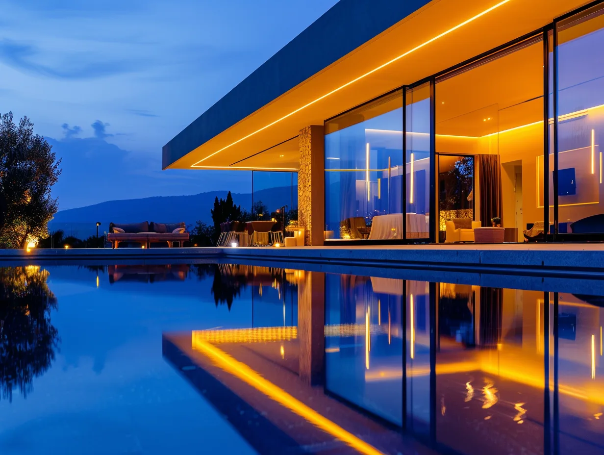 Piscine miroir